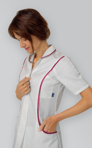 Women’s Scrub Blouse AURELA - colored stripe